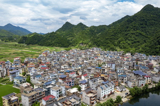 浙江开化马金溪霞山古村