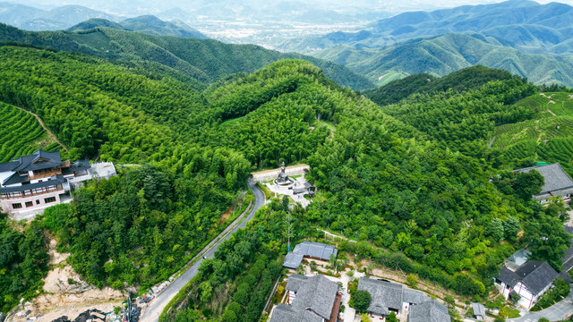 径山寺航拍