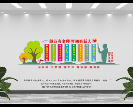 四有教師文化墻