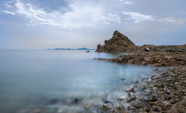 慢门海岛