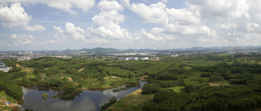 来宾城南风景