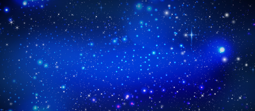藍(lán)色夢幻星空