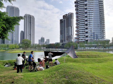 成都麓客岛城市风光