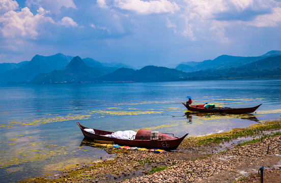 抚海湾渔船