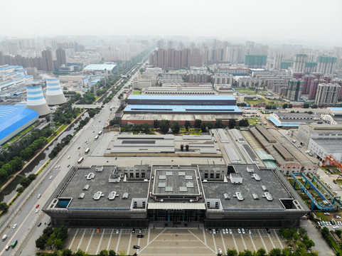 航拍辽宁沈阳中国工业博物馆