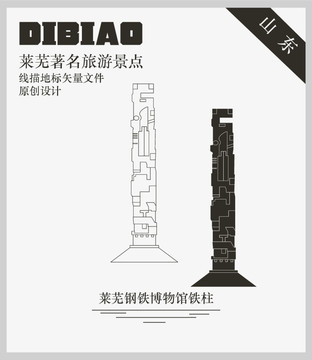 萊蕪鋼鐵博物館鐵柱