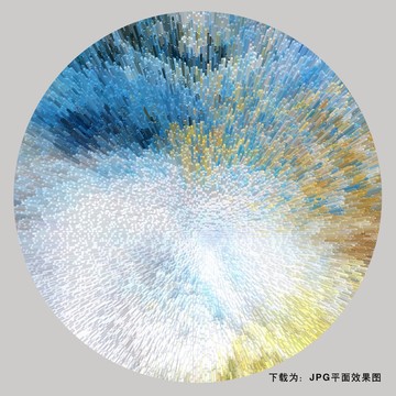 圓形抽象畫