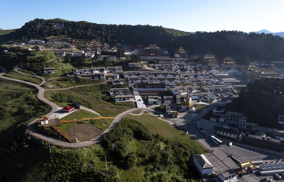 郎木寺地貌全图