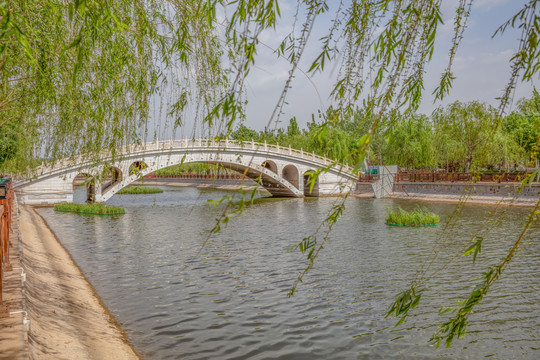 天津杨柳青京杭大运河御河桥