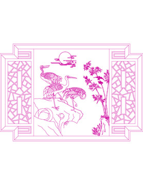 酒店漏窗隔斷