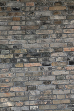 中式建筑砖墙背景