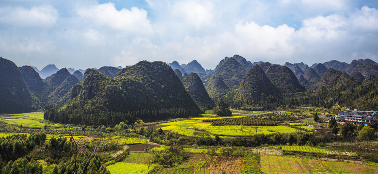 万峰林春色