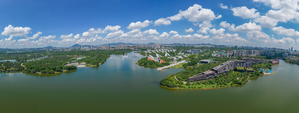 松山湖风景区全景