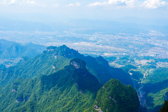 湖南张家界天门山风景