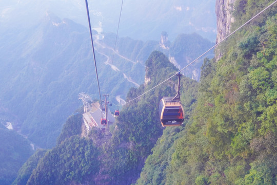 张家界天门山索道