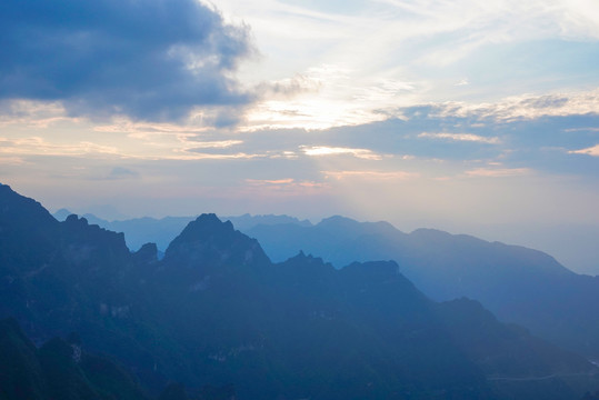 湖南张家界天门山风景