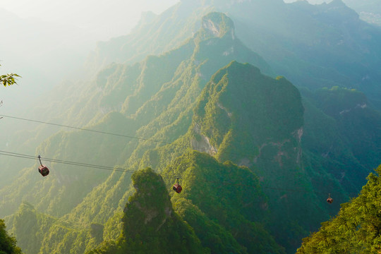 湖南张家界天门山风景