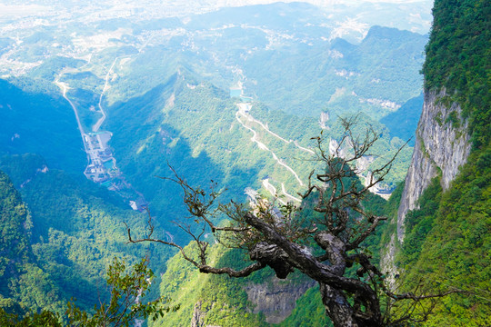 湖南张家界天门山风景