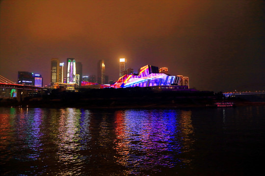 重庆大剧院夜景