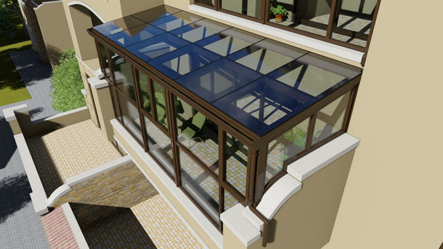 阳台铝窗效果图设计