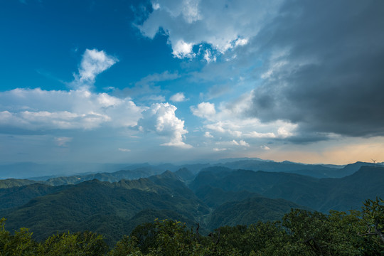 重庆赵云山云海日落晚霞