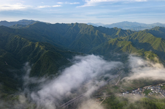 浙江开化钱江源马金溪齐溪水库