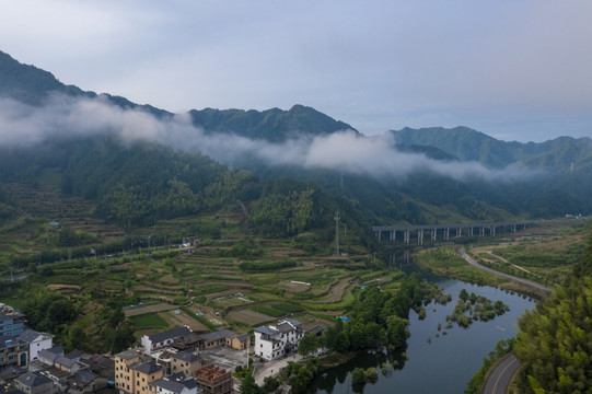 浙江开化钱江源马金溪齐溪水库