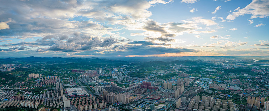 吉林市城市夕阳