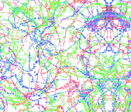不规则线条抽象艺术画