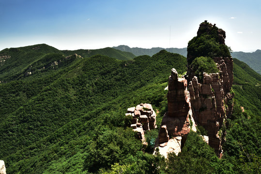 河北石家庄赞皇县嶂石岩风景区