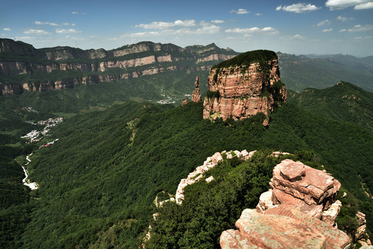 河北石家庄赞皇县嶂石岩风景区