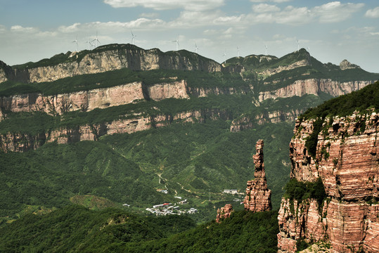 河北石家庄赞皇县嶂石岩风景区