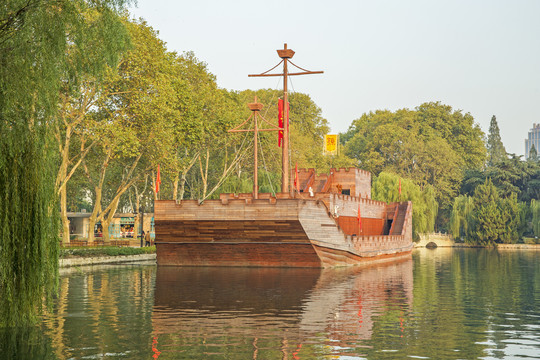 逍遙津公園三國戰船