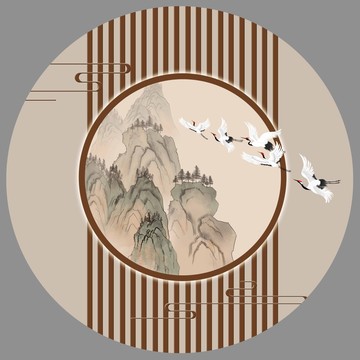 柵格山水畫
