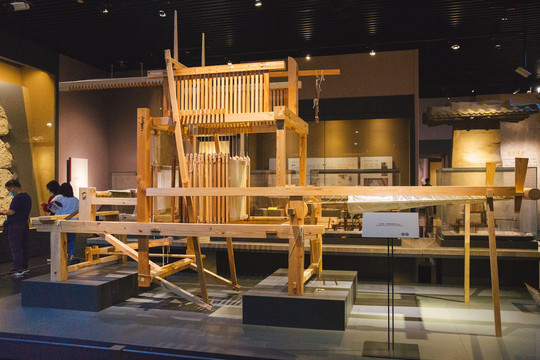 古代提花织机