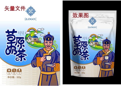 內蒙古特產包裝設計