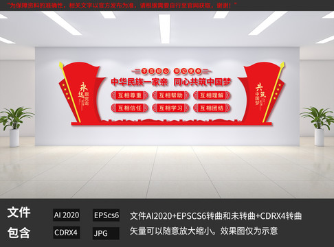 民族團結(jié)文化墻