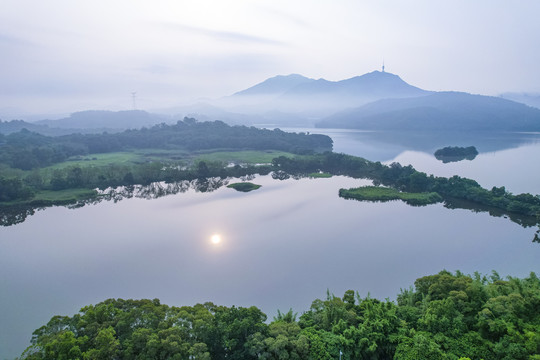 粤港澳大湾区广东深圳罗湖风光