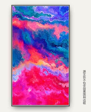印象畫(huà)無(wú)框畫(huà)