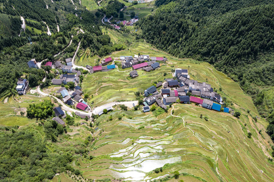 浙江衢州市开化县台回山航拍