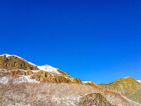 长白山冬景