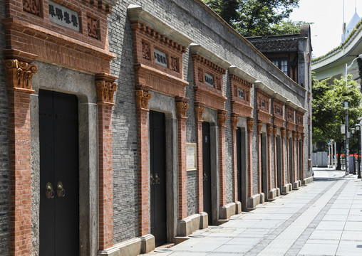 上海传统石库门建筑外观