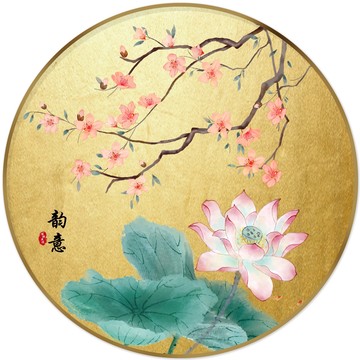 新中式现代轻奢花鸟装饰画