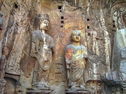 龙门石窟西山石窟奉先寺