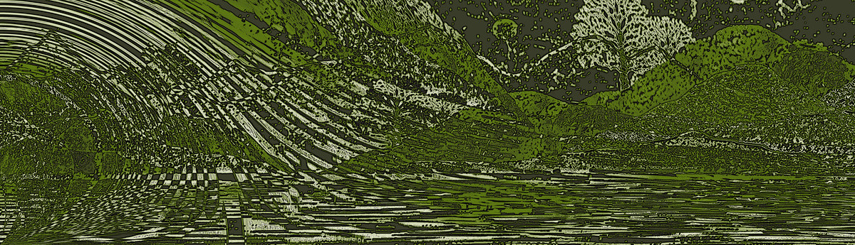 绿色山水大理石艺术图案纹理