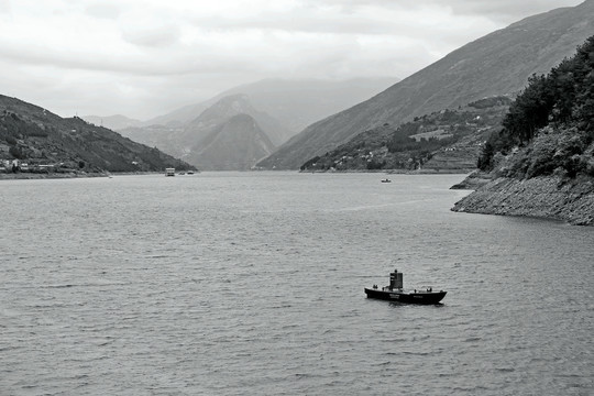 水墨长江三峡