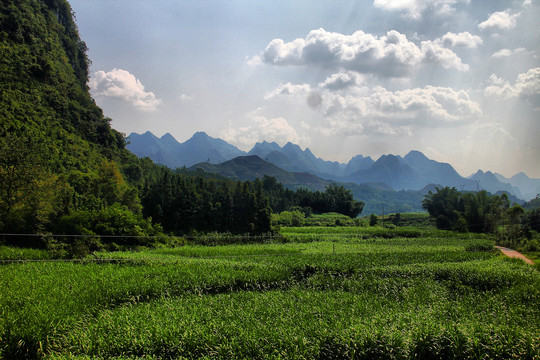 滇黔铁路沿线风景