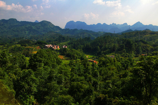 滇黔铁路沿线风景