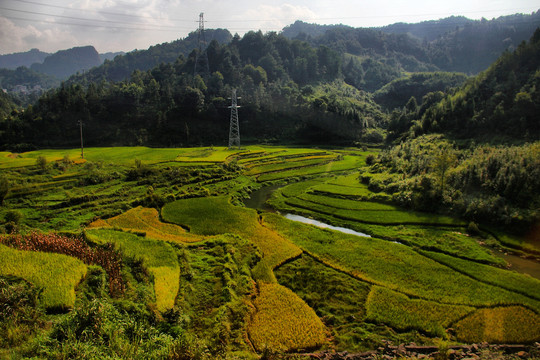 滇黔铁路沿线风景