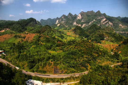 滇黔铁路沿线风景